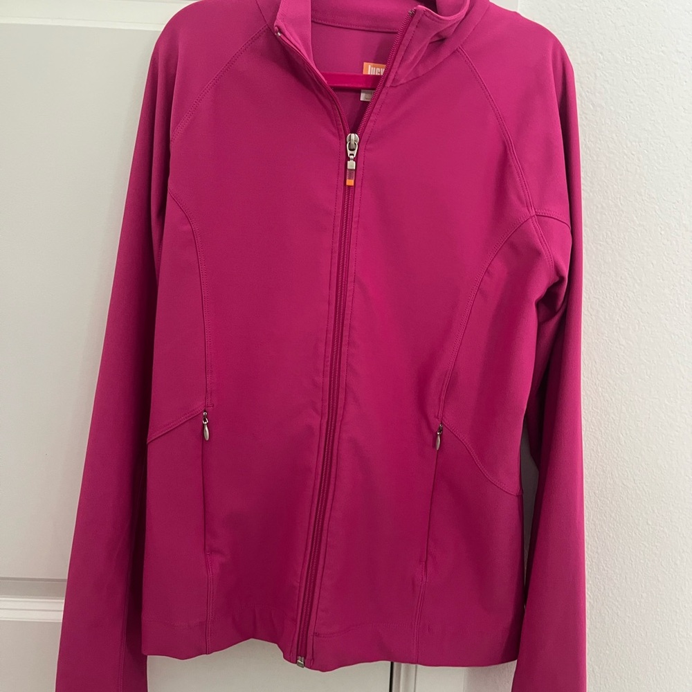 Lucy Women's Bright Fuchsia Zip-Up Jacket